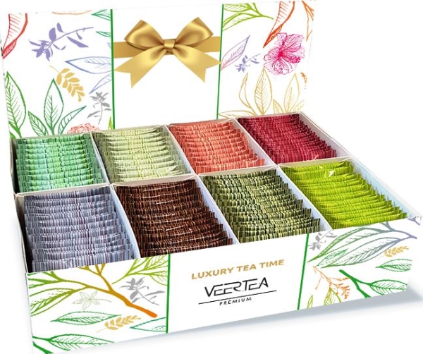 VEERTEA PREMIUM do biura 200 kopert (kartong / display) | Catering - Drycker - The | GameStuff