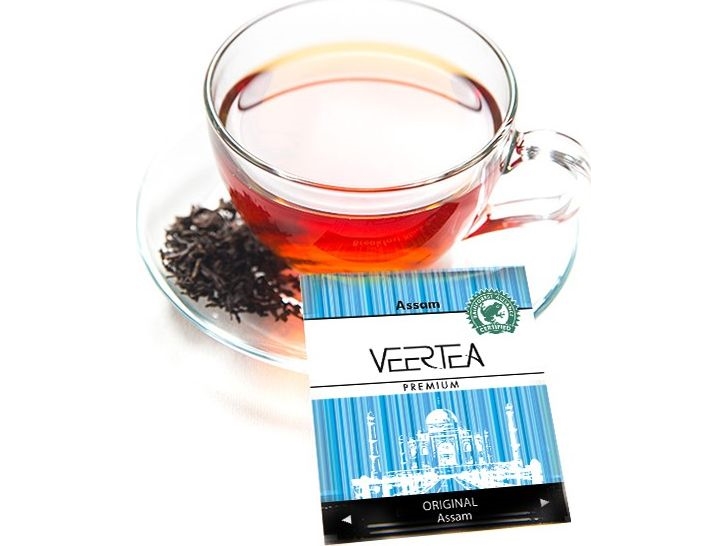 Veertea Premium Assam Premium 2 G 100 Envelopes With Cert. Rain Forest A.