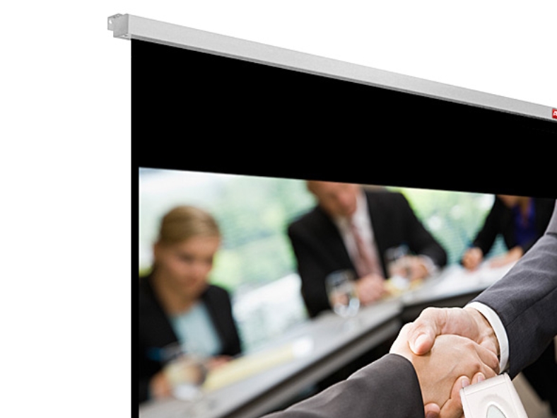 Avtek International Business Electric 240, Moottoroitu, 2,35 m, 146,8 cm, 16:10, Musta, Valkoinen