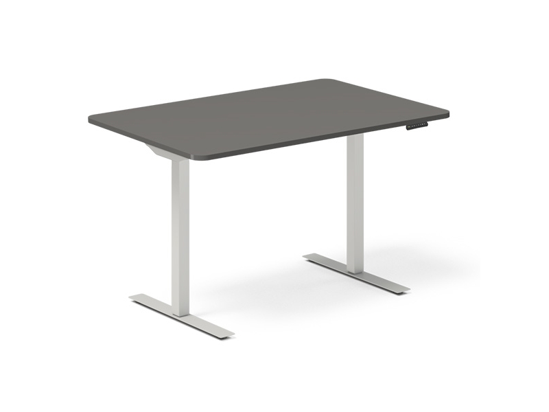 Nosto-/laskupöytä DNA, antrasiitti 1200x800 mm 2 jalkaa/Alu harmaa