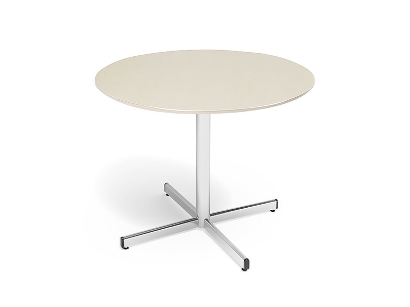 Bord Cruzo Ø1200mm Björk med vit ram | Möbler - Stolar & Stolmattor - Tillbehör | GameStuff