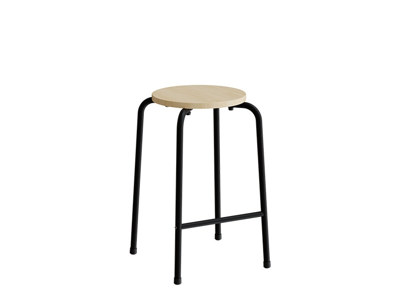 Pall David 119, björklaminat, vit ram | Möbler - Stolar & Stolmattor - Tillbehör | GameStuff