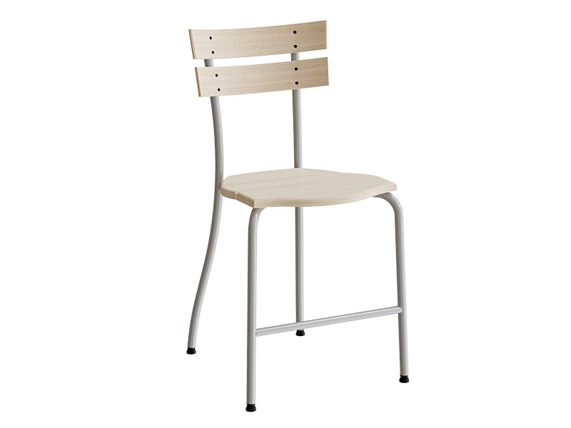 Stol Suzette 146, massiv birk, alu stel | Möbler - Stolar & Stolmattor - Matsalstolar | GameStuff