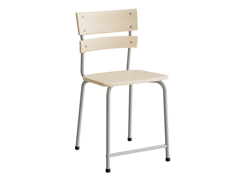 Stol Classic 156, massiv birk, alu stel | Möbler - Stolar & Stolmattor - Matsalstolar | GameStuff