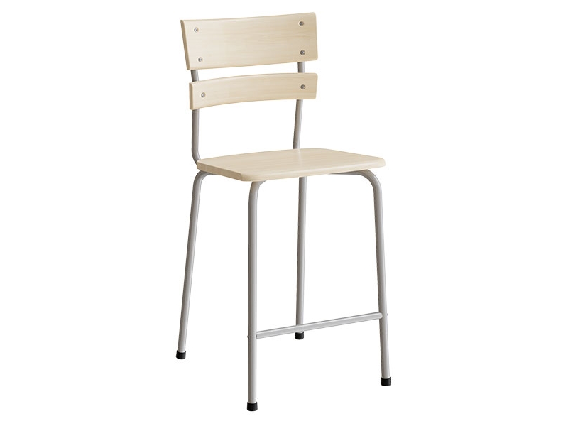 Stol Classic 156, massiv birk, alu stel | Möbler - Stolar & Stolmattor - Matsalstolar | GameStuff