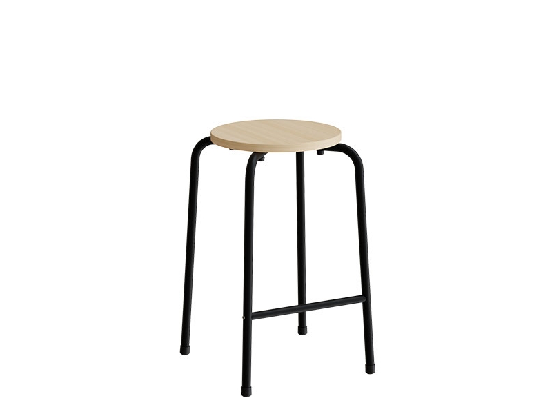 Jakkara David 119, koivulaminaatti, musta runko