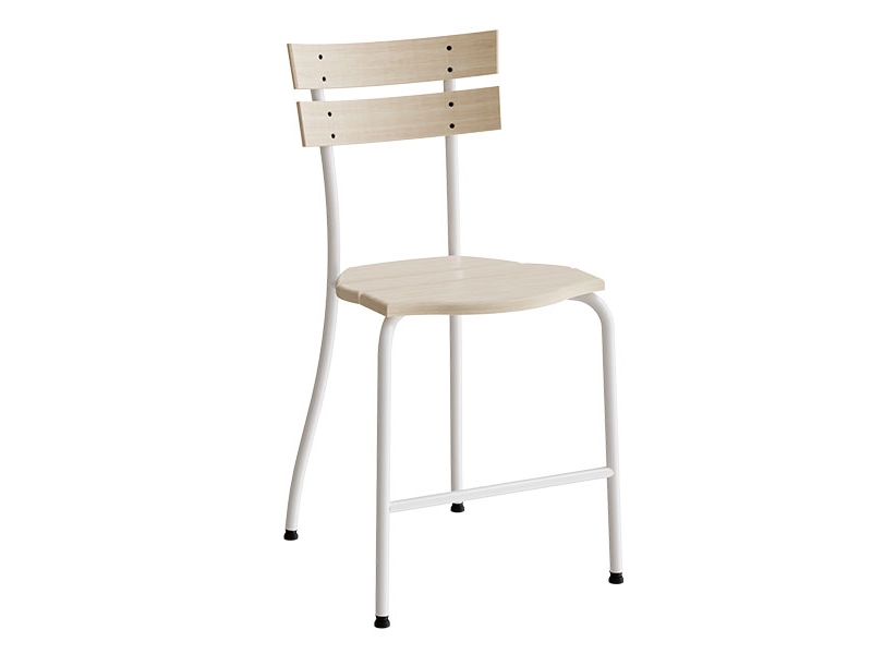 Stol Suzette 146, massiv björk, vit ram | Möbler - Stolar & Stolmattor - Matsalstolar | GameStuff