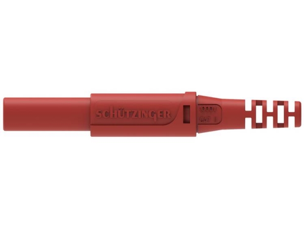Schützinger Di Sfk 30 S Ni / Ok / Rt #####Safety Spring Cage Plug Rød 1 Pc