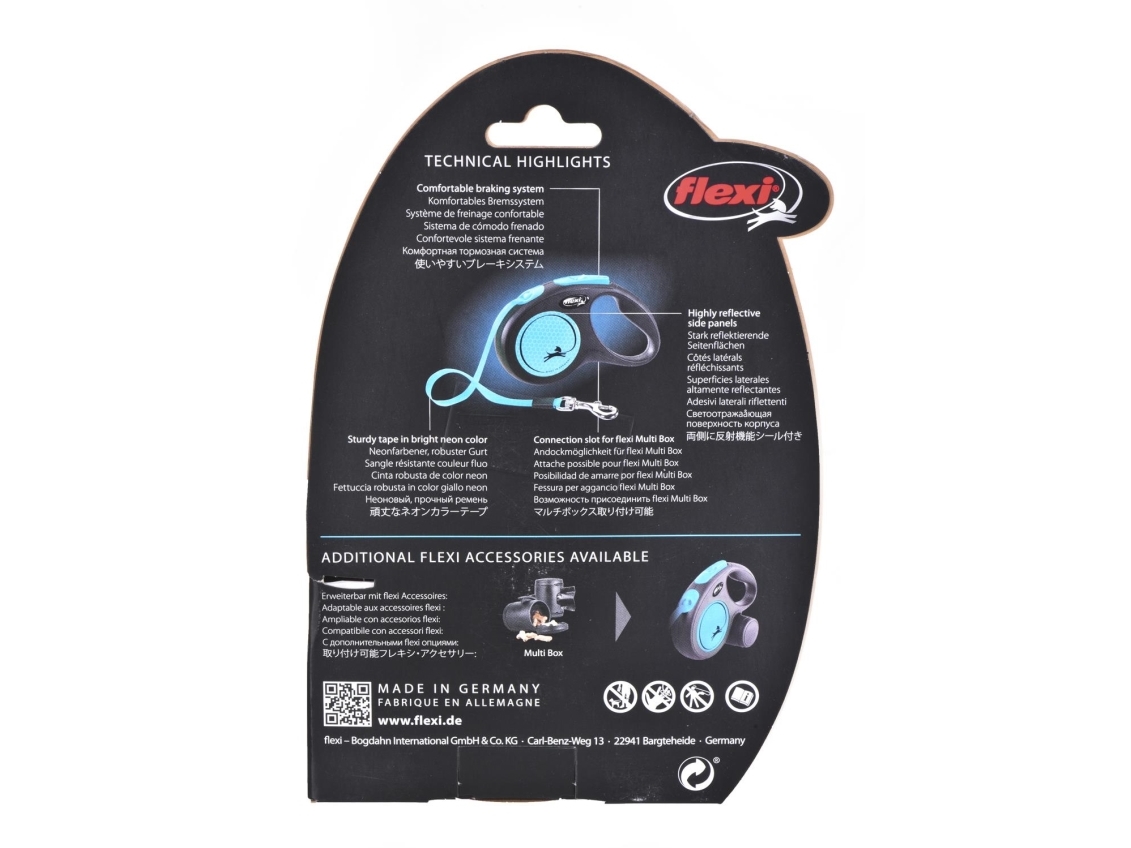Flexi New Neon M 5 M Fleksibel Hundesnor
