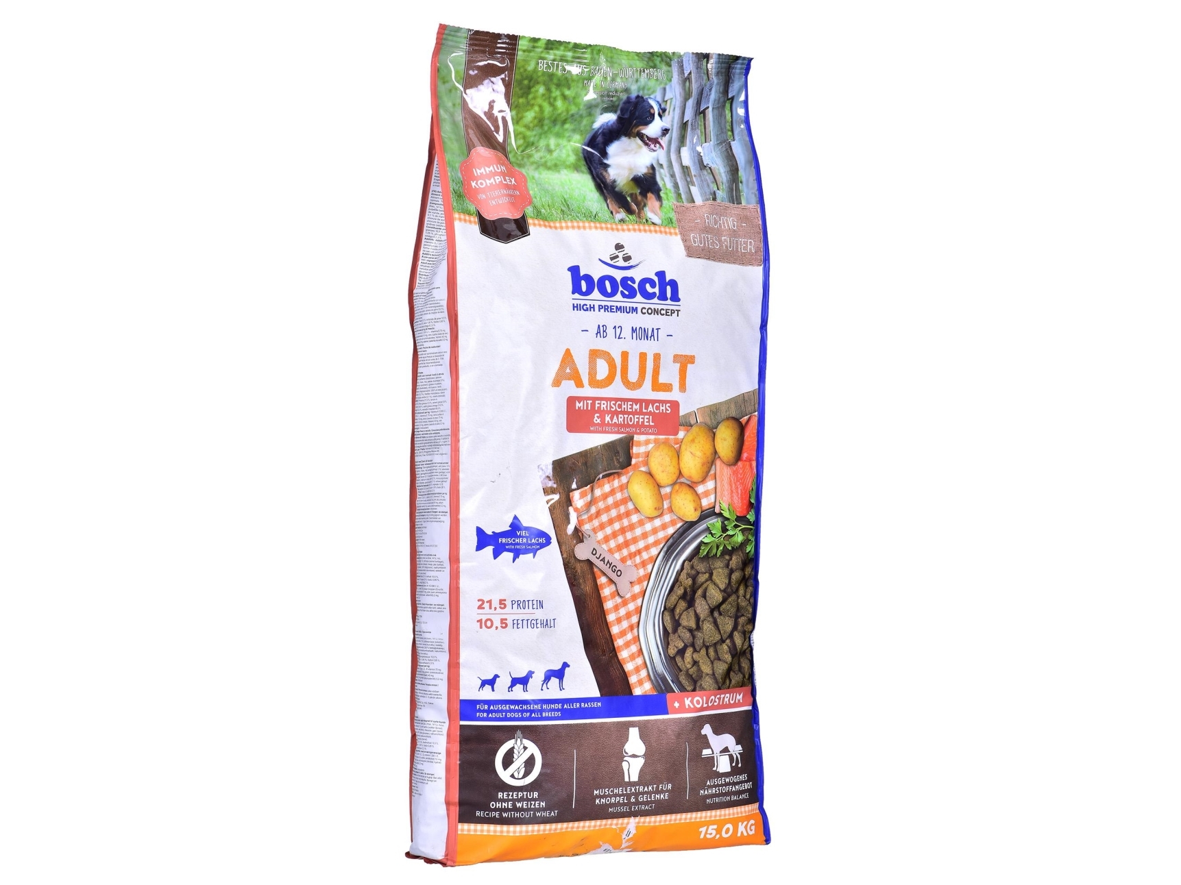 Bosch 09030 vuxen hundfoder lax potatis 15 kg | Sällskapsdjur - Hund - Hundmat | GameStuff