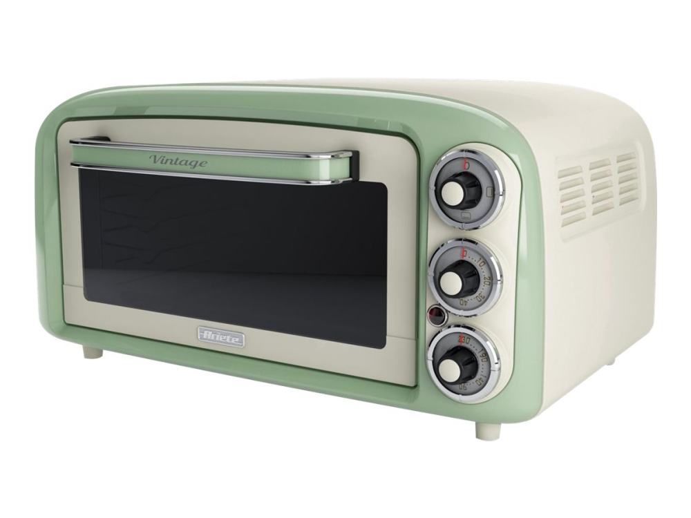 Ariete Vintage 979 - Elektrisk ugn - 18 liter - 1,4 kW - grön | N - A | GameStuff