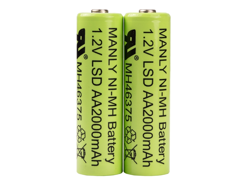 Socket - Batteri 2 X Aa Type - Nimh - (Genopladelige) - 2000 Mah - For Socketscan S700, S730, S740