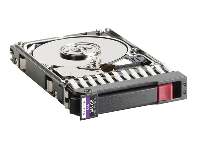 Hpe Dual Port Enterprise - Harddisk - 146 Gb - Hot-Swap - 2.5" Sff - Sas 6Gb/S - 15000 Rpm - For Hpe P2000, P2000 G3 Modular Smart Array 1040, 2040,