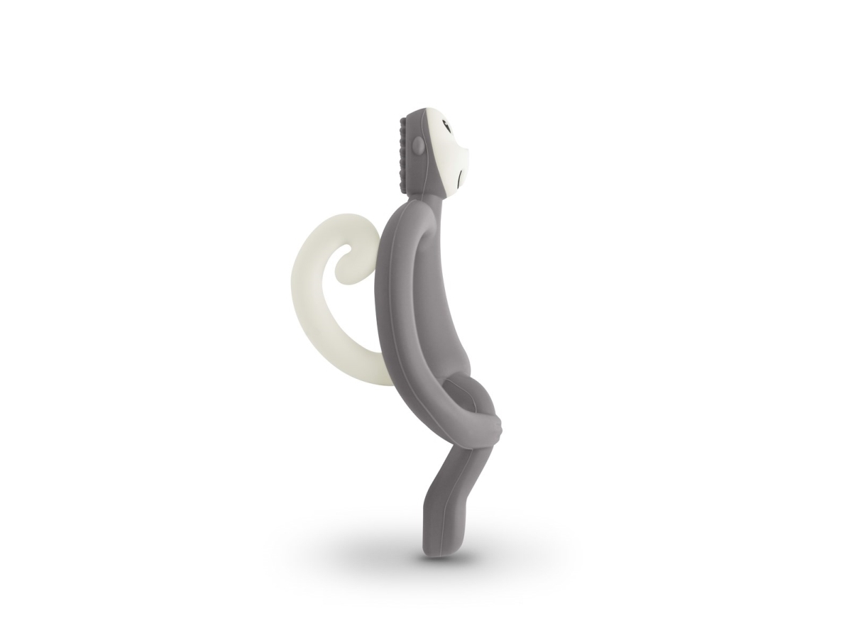 Matchstick Monkey Bidering - Monkey Teething - Grey