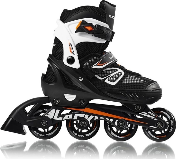 Blackwheels Sonic Green-Black Adjustable Skates. 37-40