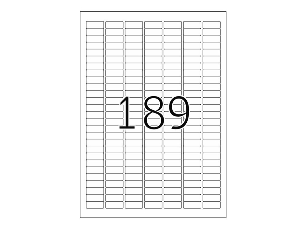 Herma Special - Papir - Mat - Permanent Selvklæbende - Gul - 25.4 X 10 Mm 3780 Etikette (20 Ark X 189 Etiketter