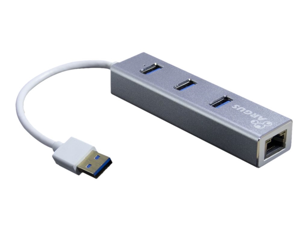 Argus It-310-S - Hub - 3 X Superspeed Usb 3.0 + 1 X 10/100/1000 - Desktop