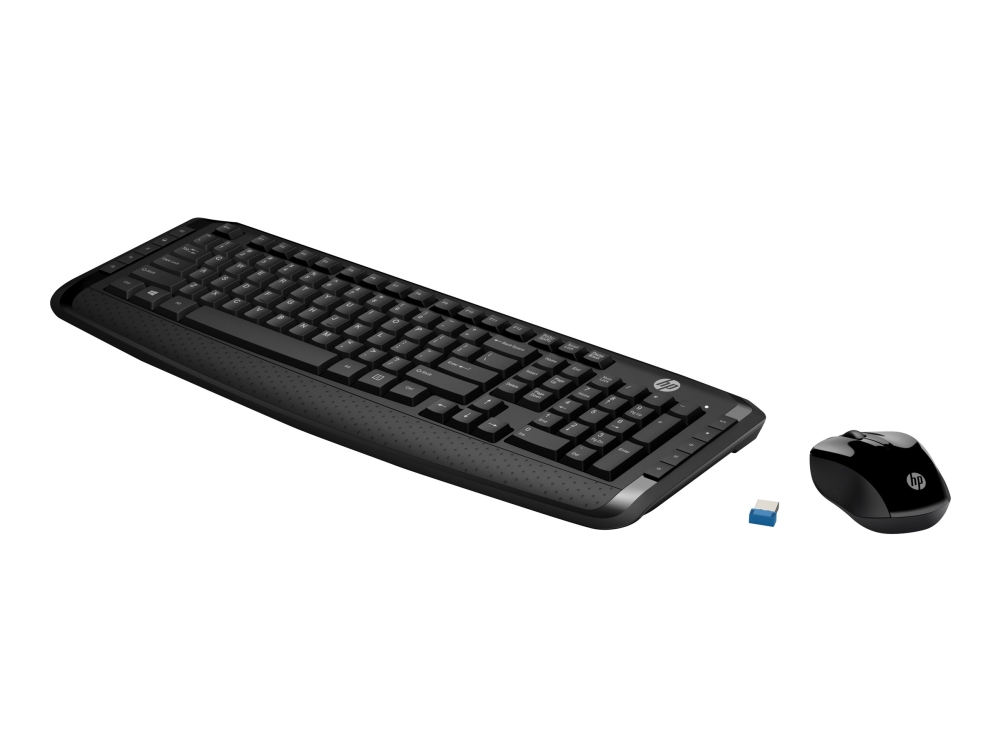 Hp 300 - Sæt Med Mus Og Tastatur - Trådløs - Tysk
