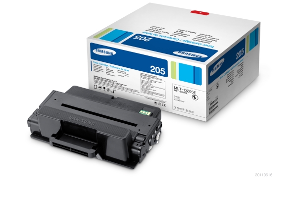 Samsung MLT-D205E - Extra High Capacity - sort - original - tonerpatron - for ML-3710D, 3710ND, 3712DW, 3712ND  SCX-5637FR, 5639FR, 5737FW, 5739FW