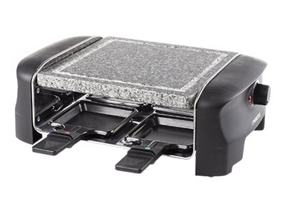 Princess Classic Raclette 4 Stone Grill Party - Raclette/grill/varme sten - 600 W - sort