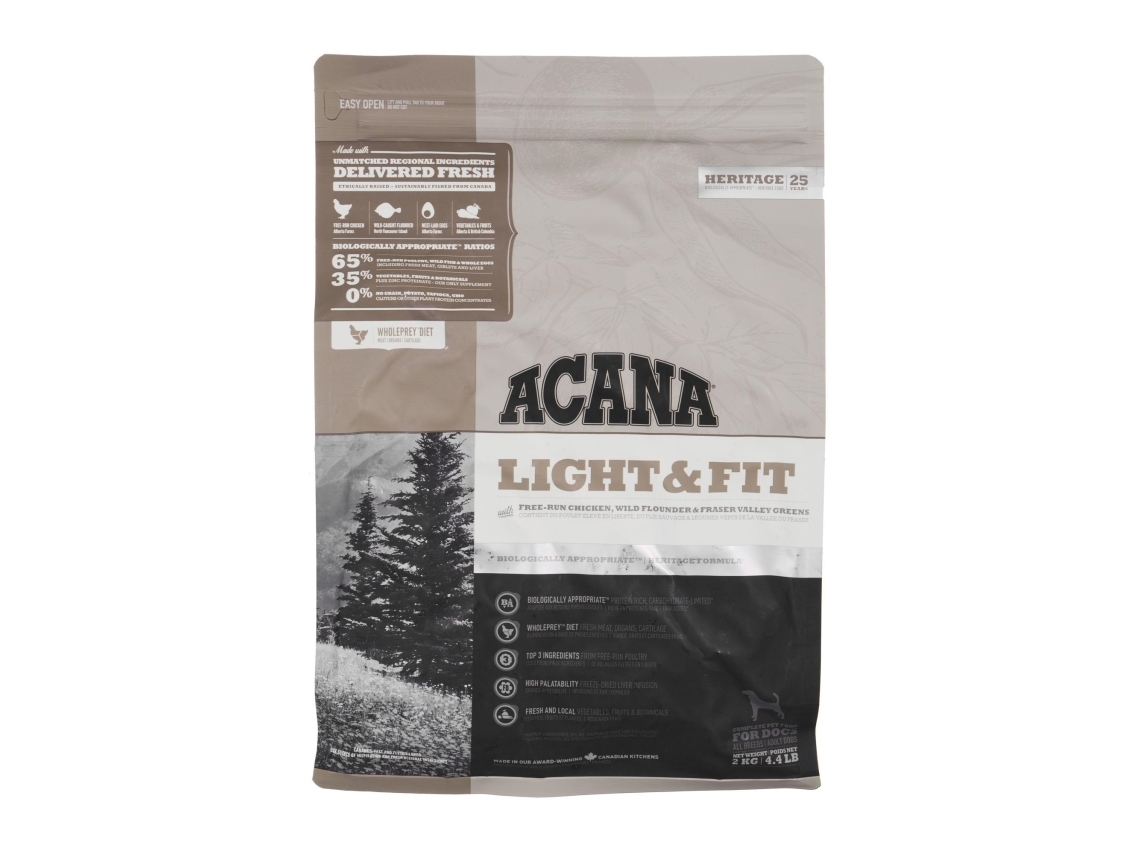 Acana Heritage Adult Light & Fit Dog 2Kg