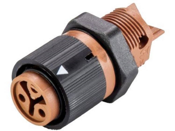 Wieland Electric 46.031.5051.4 Rundstik Tilslutning, Indbygning Samlet Poltal: 2 Serie (Rundstikforbindelse): Rst Mini 1 Stk