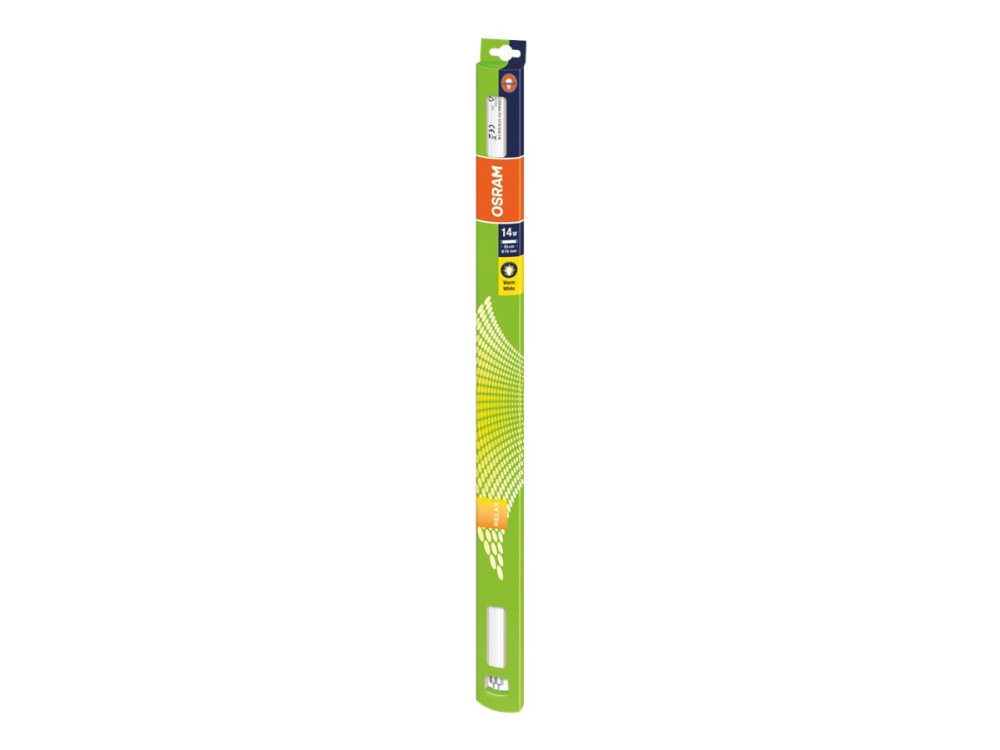 OSRAM LUMILUX RELAX - Fluorescerende lyspære - form: T5 - G5 - 14 W - klasse F - varmt hvidt lys - 2700 K