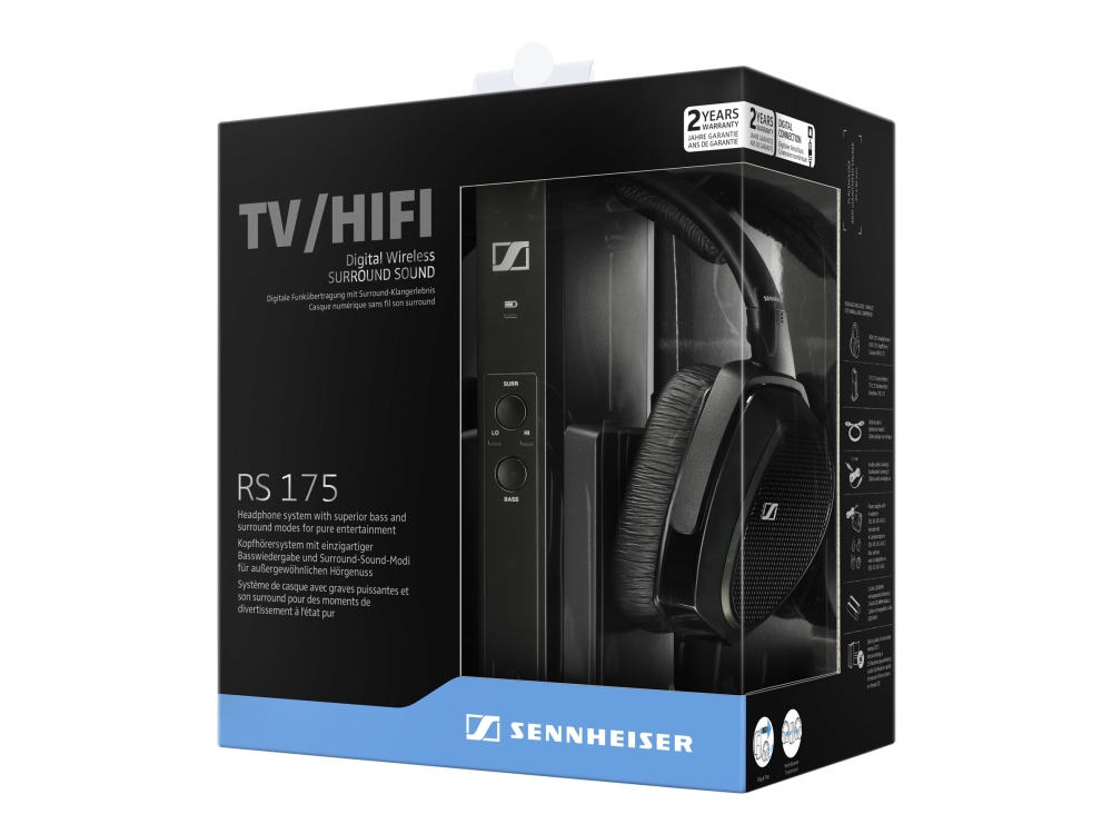 Sennheiser RS 175 - Hodetelefonsystem - full størrelse - trådløs