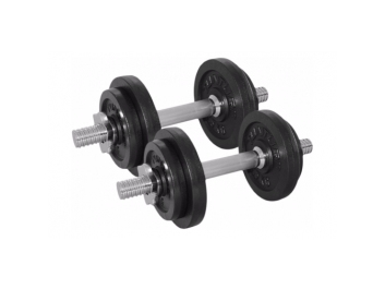 Tunturi Dumbbellset, Svart, 20 g, 1 styck | Sport & Träning - Sportutrustning - Träningsredskap | GameStuff