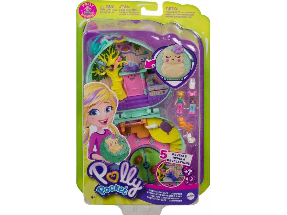 Mattel Polly Pocket – hopfällbart kompakt miniset café Jeza (GNT15) | Leksaker - Figurer & Dockor - Modedockor | GameStuff