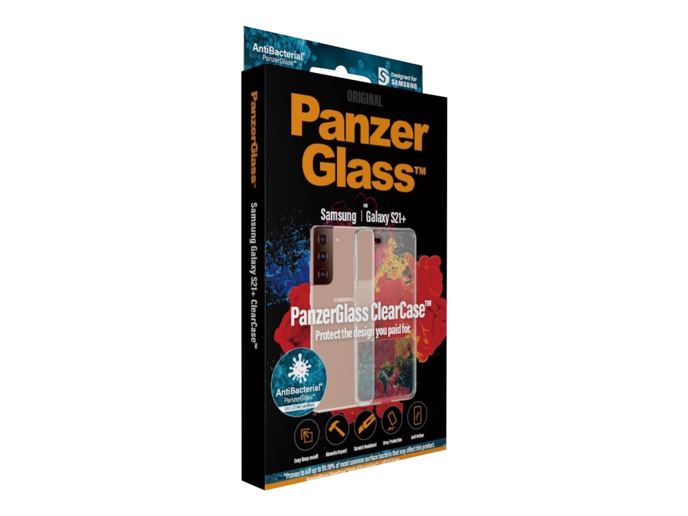Panzerglass Clearcase Baksidesskydd För Mobiltelefon Termoplastisk Polyuretan Tpu Klar För Samsung Galaxy S21 5g