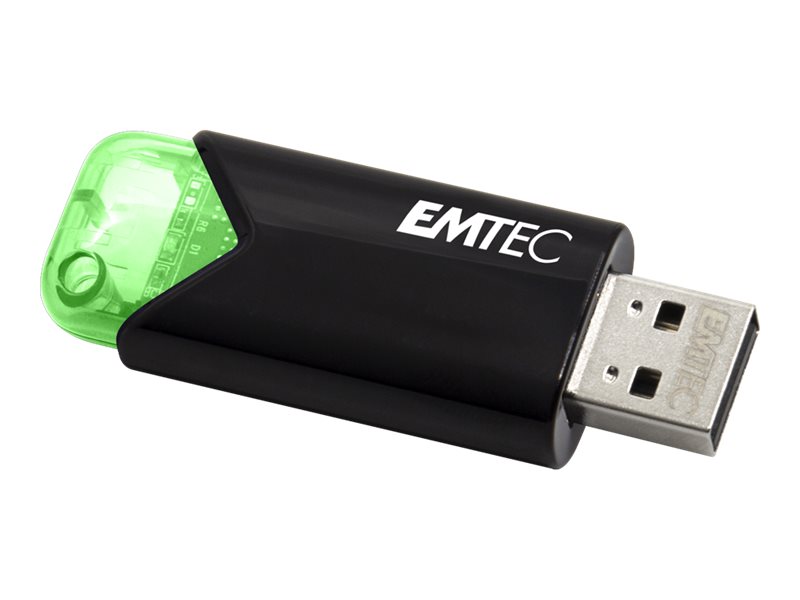 Emtec Click Easy, 64 Gb, Usb Typ-A, 3.2 Gen 1 (3.1 Gen 1), Ohne Deckel, Schwarz, Grün