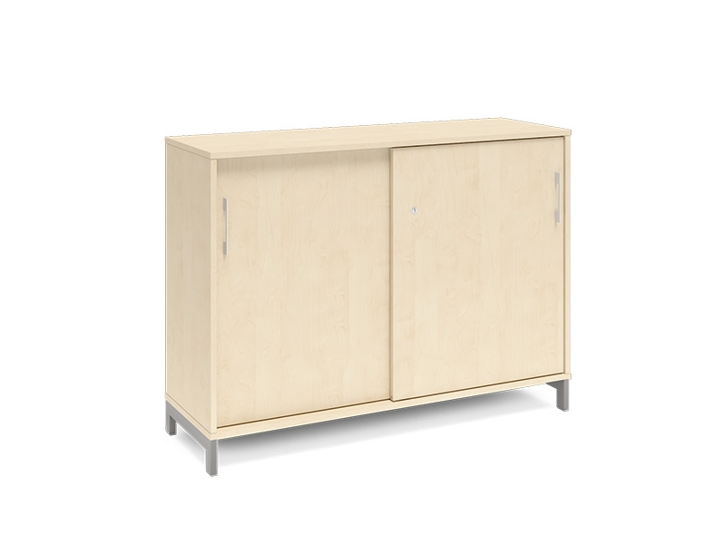 DNA 2A4 birk, birk 2A4 skydedør sort benramme