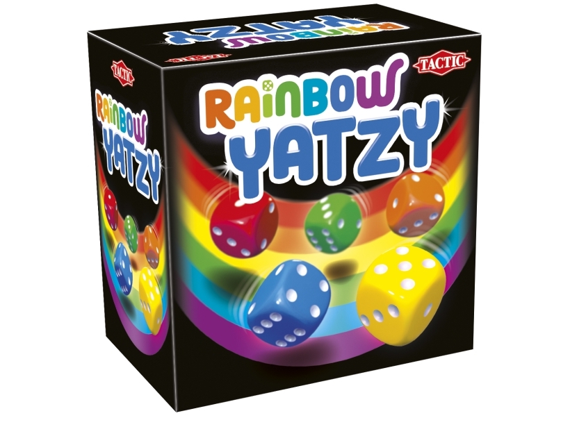 Tactic Rainbow Yatzy, Yatzy, Vuxen och barn, Alla, 6 År, 15 min, 124 mm | Leksaker - Spel | GameStuff