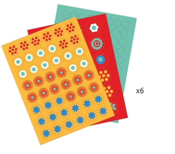 DJECO Milfiori - 27,5 x 21,5 x 3 cm, 6 vuotta, Puu