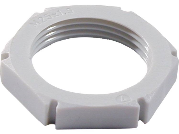 Wiska Emug M50 Ral 9005 Sicherungsmutter M50 Polyamid Schwarz 1 Stück