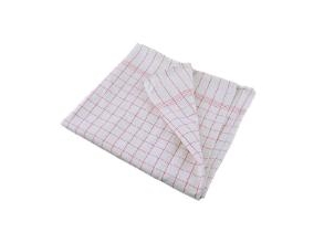 Viskestykke 50x100 cm Rødternet,100 stk/krt | Köksutrustning - Köksredskap - Förkläden & varma handskar | GameStuff