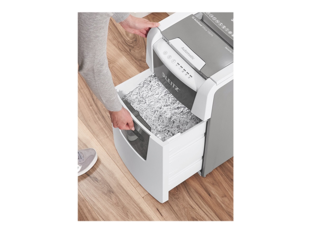Leitz Makulator IQ Autofeed Small Office 150 Automatisk, krydsmakulering 4x30 mm, P4, 150 ark