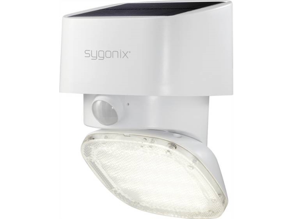 Sygonix Sy-4673534 Led-Außenwandleuchte Mit Bewegungssensor 20 W Kaltweiß Weiß