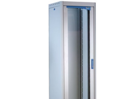 Floor-Standing Cabinet, Assembled Intellinet 27U, 600X600, Rack 19 ", Glass Door, Gray