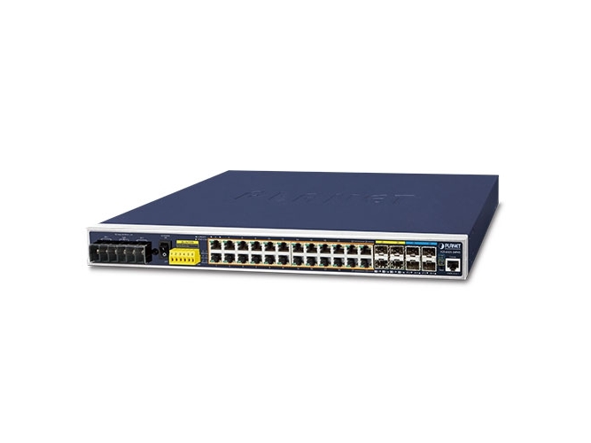 Planet Igs-6325-24P4x 24-Port 1Gb Base-T Poe / 4X 10G Sfp + L3 Industrial Managed Switch