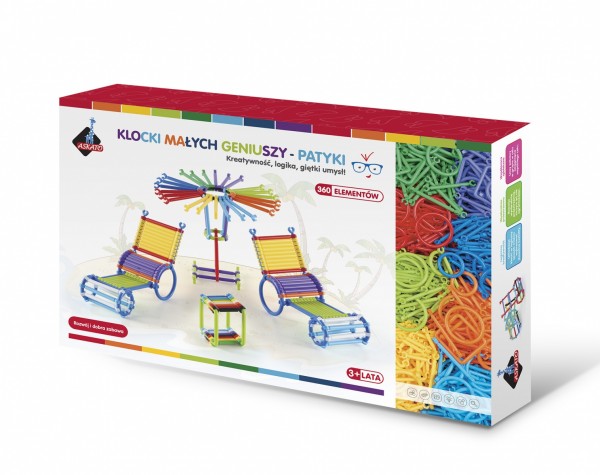 Askato Sticks 360 delar i en låda | Andra leksaksmärken - Geomag | GameStuff