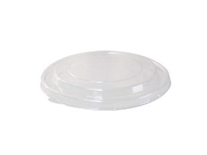 Plastlåg Klar Pet Ø 165 X 20 Mm Til Salatbakke 1090 Ml Brun,6 Pk X 50 Stk/Krt