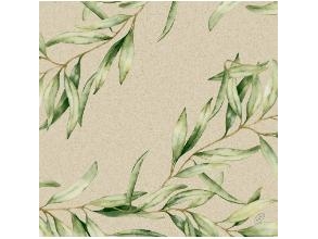 Dunisoft Airlaid 40X40 Cm Laub, 12 Pk X 60 Pk/Krt