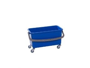 Spand 22 Ltr 52X27x25.5 Cm Med Hjul Blå,1 Stk