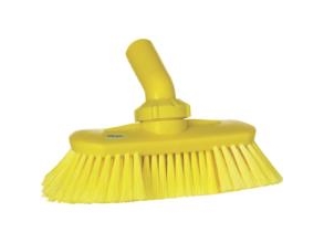 Waschbürste 240 Mm Soft Mit Wasserauslauf Gelb, 1 Stück
