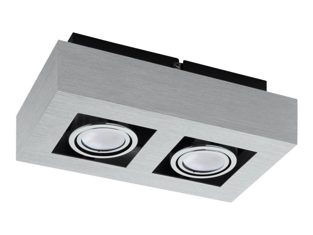 Eglo Loke 1 Decke 2L Gebürstetes Aluminium