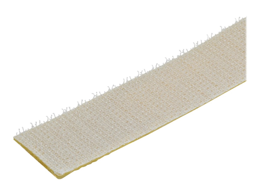 Startech 100ft Hook and Loop Roll, Cut-to-Size Reusable Cable Ties, Bulk Industrial Wire Fastener Tape /Adjustable Fabric Wraps Yellowith Resuable Self Gripping Cable Management Straps - Adjustable Loop Ties (HKLP100YW) - Krog og løkke-fastgørelse - 30.48 cm - gul - for P/N: HKLP100, HKLP100BL, HKLP100GN, HKLP100RD