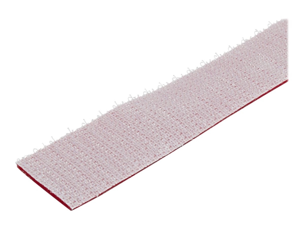 Startech 25ft Hook and Loop Roll, Cut-to-Size Reusable Cable Ties, Bulk Industrial Wire Fastener Tape / Adjustable Fabric Wraps Red / Resuable Self Gripping Cable Management Straps - Adjustable Loop Ties (HKLP25RD) - Krog og løkke-fastgørelse - 7.62 m - rød - for P/N: CABSHF2POST2, HKLP25, HKLP25BL, HKLP25GN, HKLP25YW