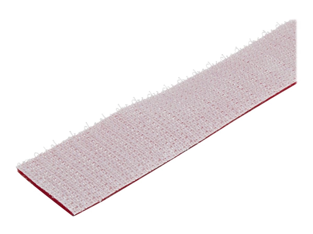 Startech.Com 50Ft Hook And Loop Roll, Cut-To-Size Reusable Cable Ties, Bulk Industrial Wire Fastener Tape / Adjustable Fabric Wraps Red / Resuable Se